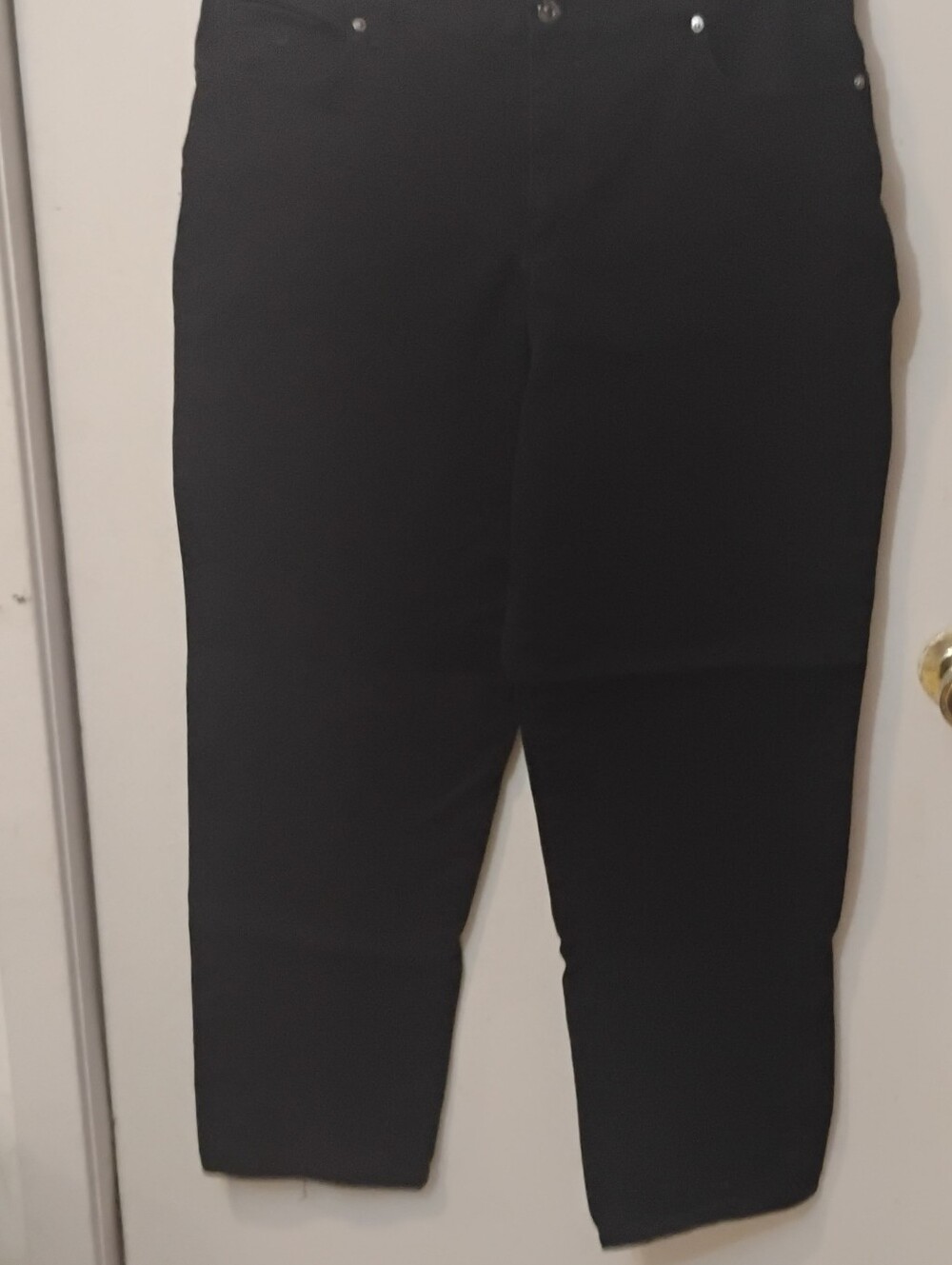 Gloria Vanderbilt Black Women's Pants with Purple Label